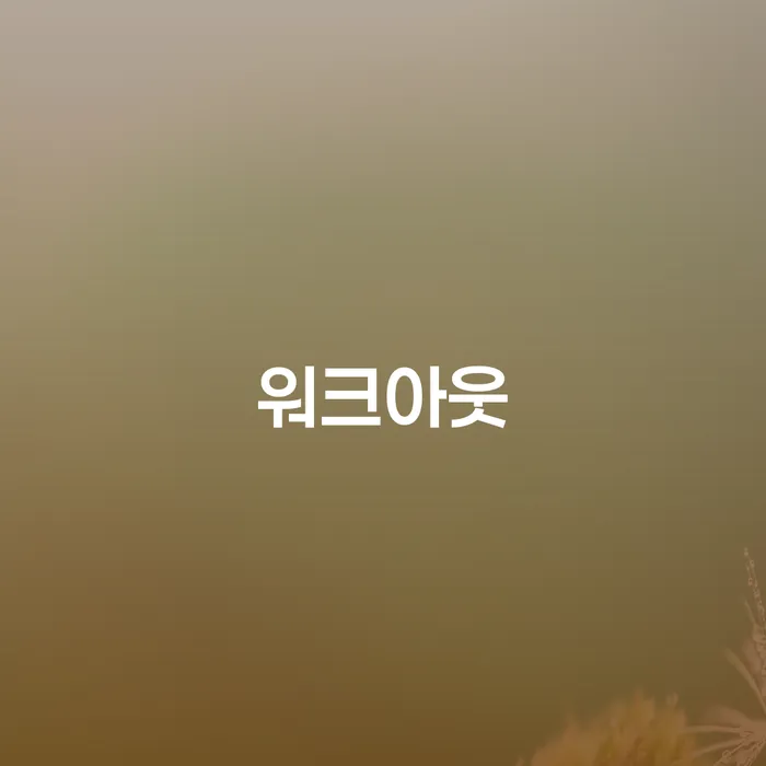 개인회생워크아웃 신용회복 다른방법이