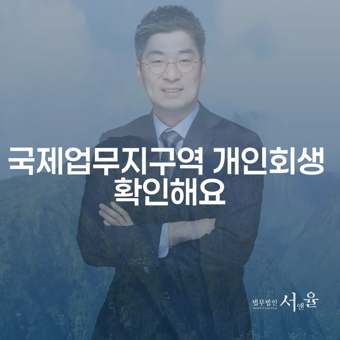 국제업무지구역 개인회생 확인해요
