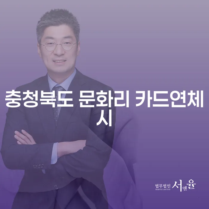 충청북도 문화리 카드연체시 어떻게 대처해야 할까요?